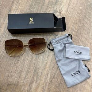 Women's Gold Sunglasses